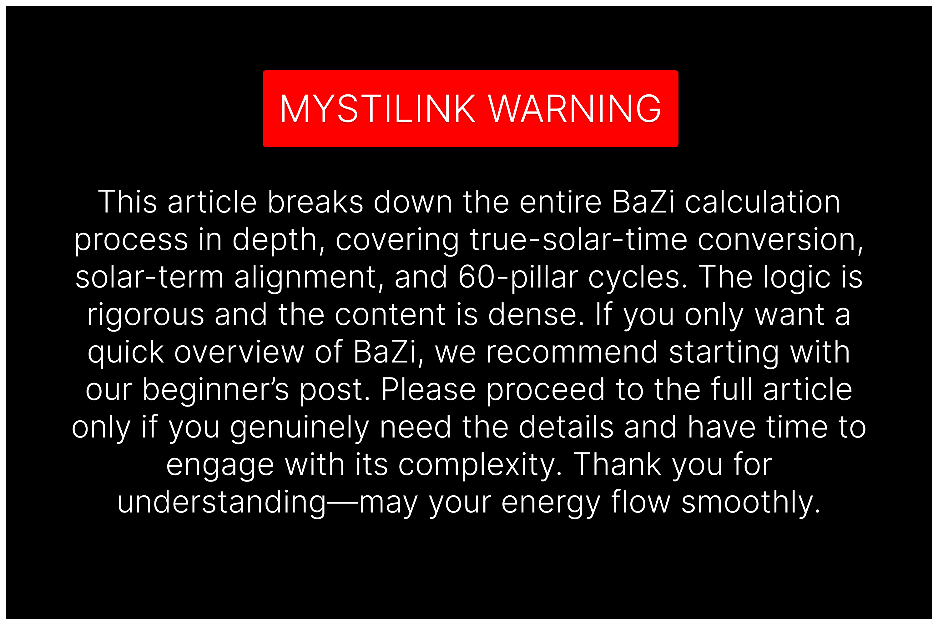 How to Calculate My BAZI? - A Mystilink Guide to Uncovering Your Elemental Blueprint