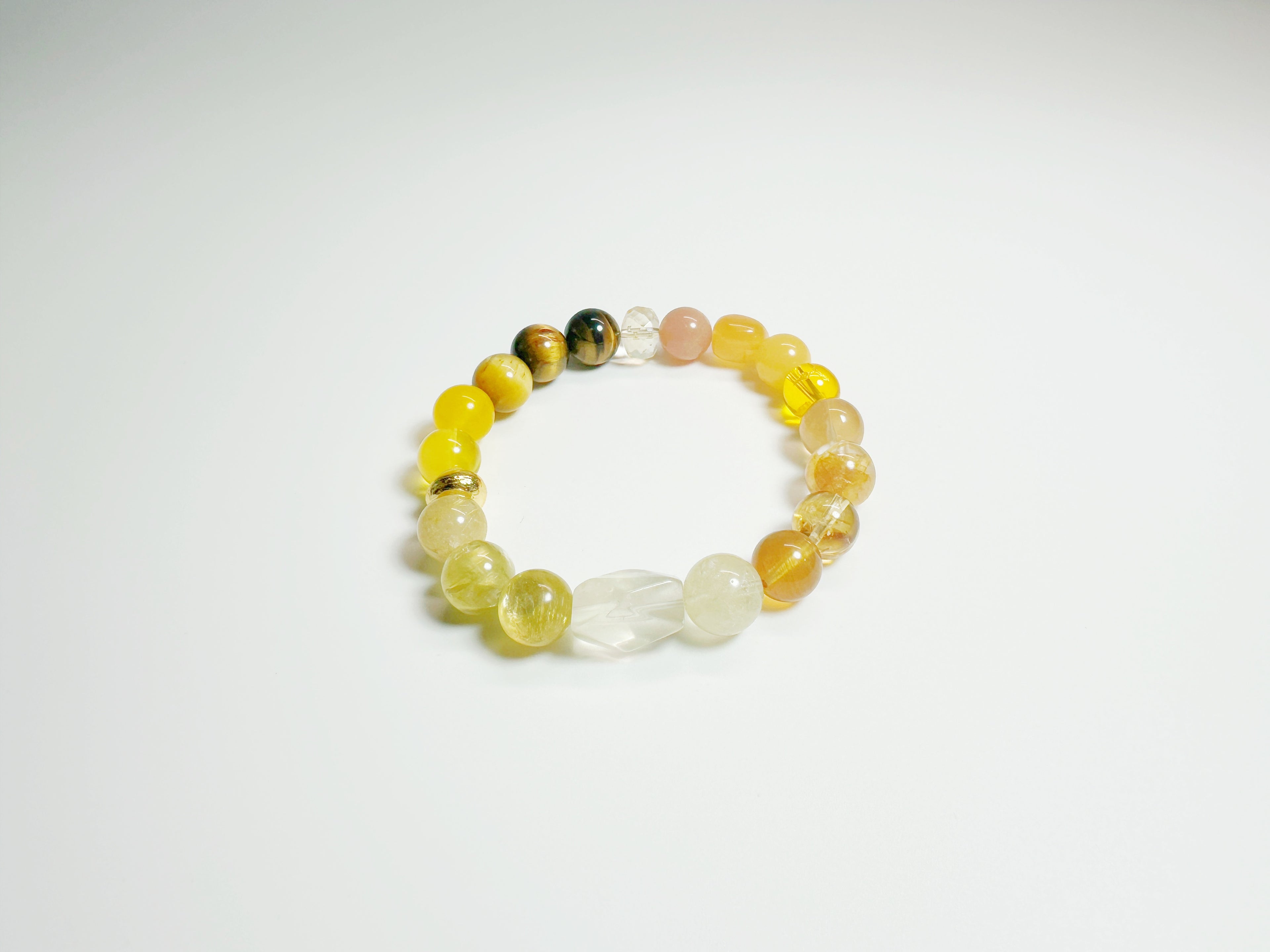 The Qiàn(倩) – Handcrafted, Silver & Crystal Bracelet