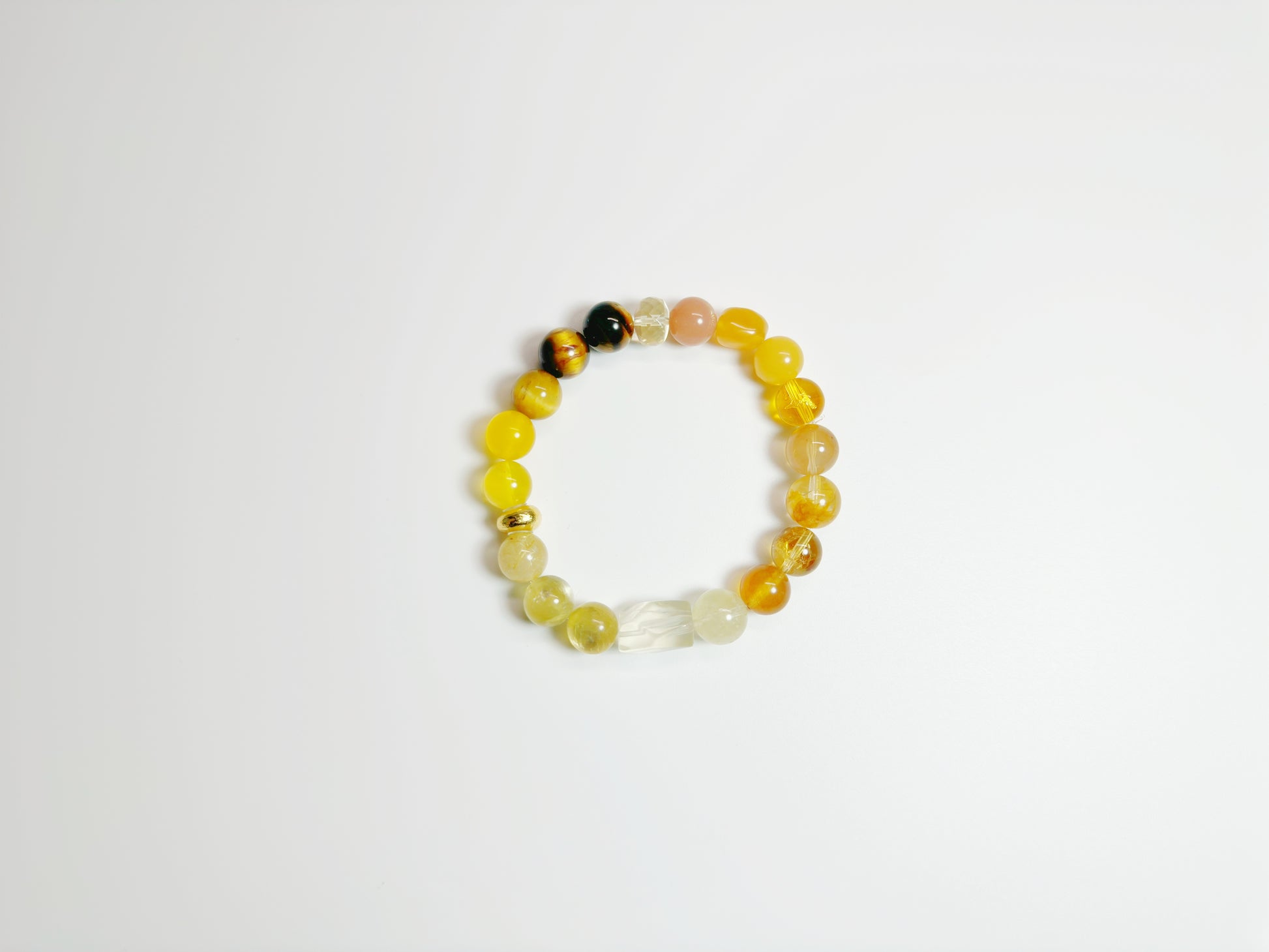 The Qiàn(倩) – Handcrafted, Silver & Crystal Bracelet