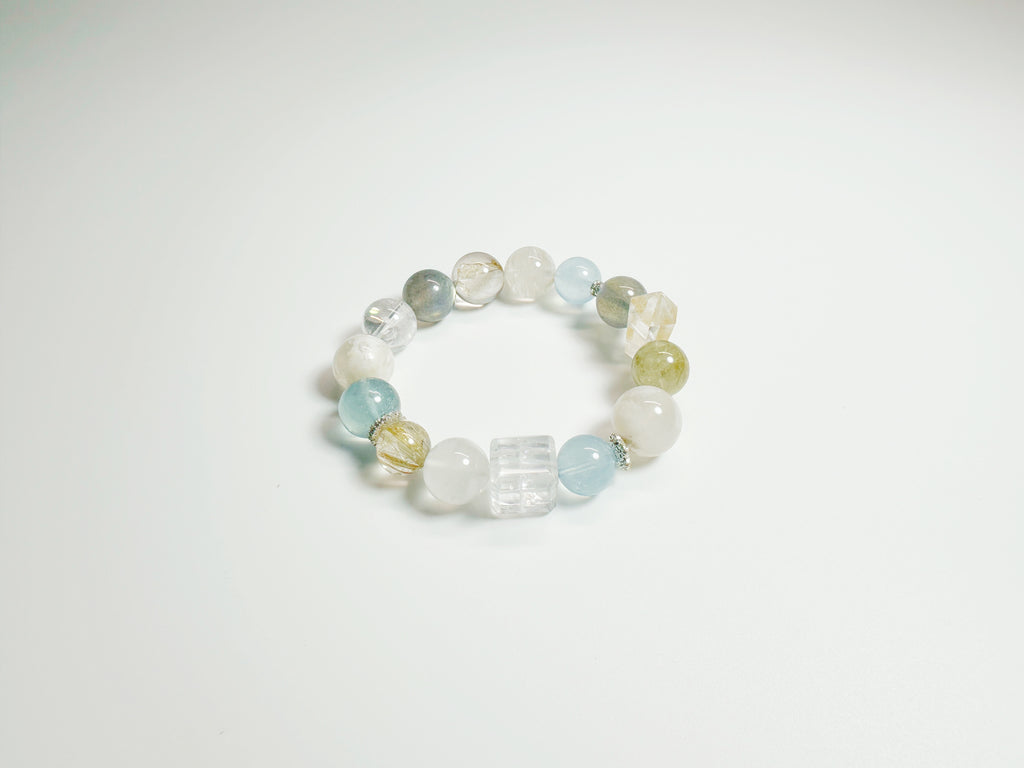 The Ài(爱) – Handcrafted, Crystal Bracelet