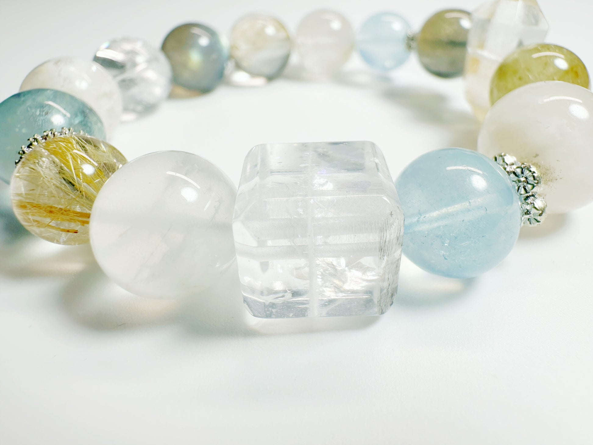The Ài(爱) – Handcrafted, Crystal Bracelet