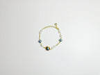 Blue and white pearl bracelet with lapis lazuli for Bazi Water element harmony