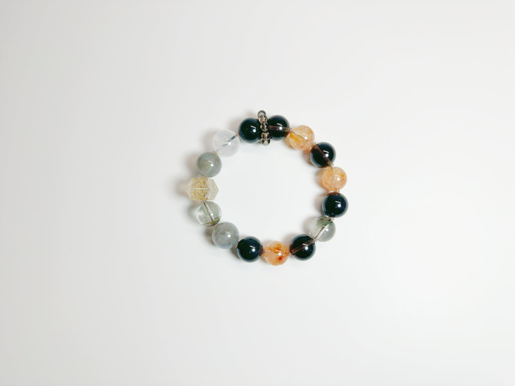 The Rǎn(冉) – Handcrafted, Crystal Bracelet