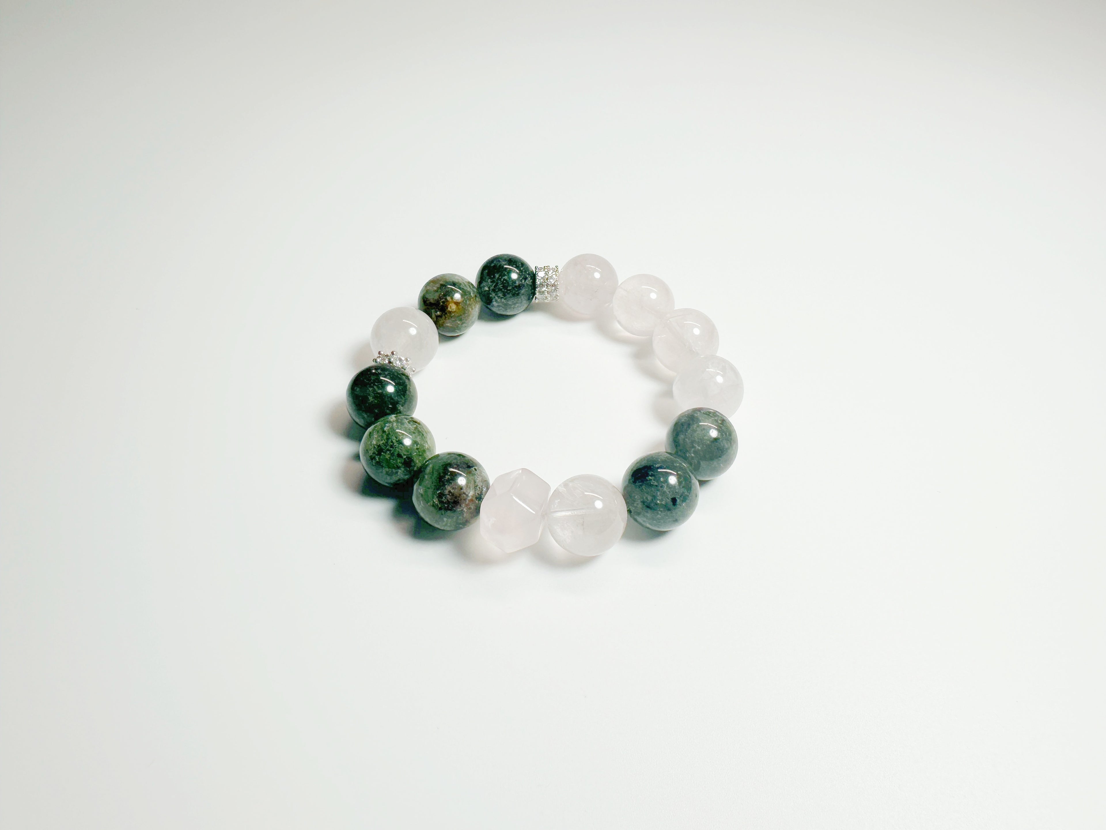 The Xiān(仙) Bracelet: Feng Shui crystal talisman for spiritual ascension. Hand-knotted with clear quartz & amethyst, charged with Daoist energy. Optional Baiyun Temple blessing enhances metaphysical power.