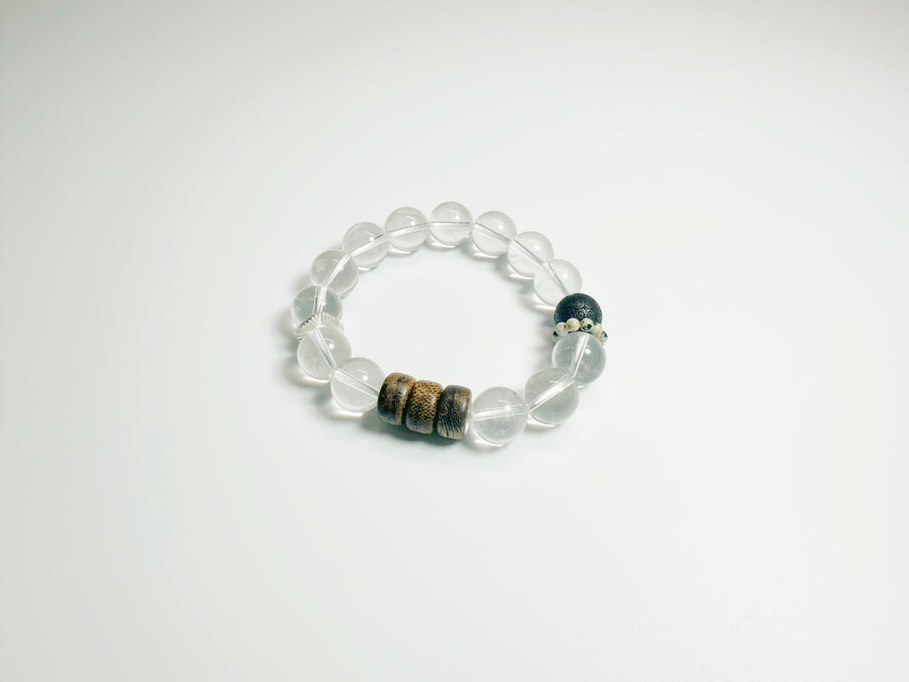 The Rú(儒) – Handcrafted, Crystal & Agarwood Bracelet
