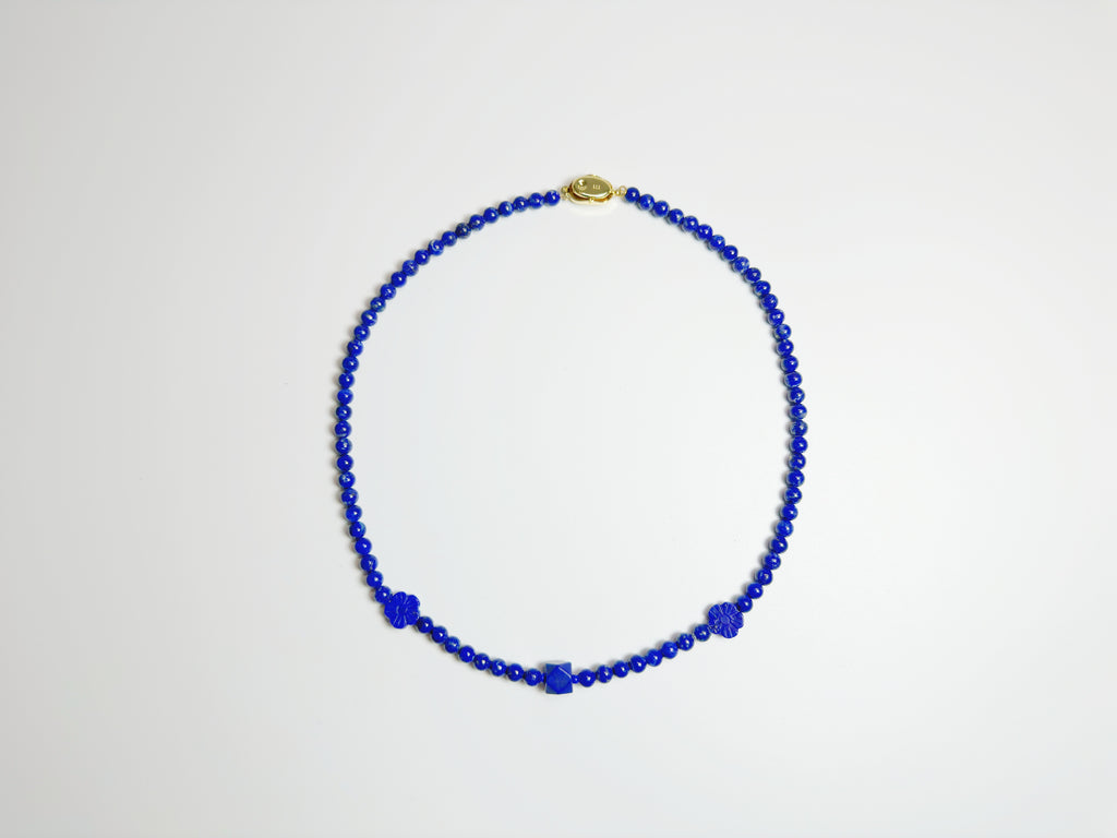 The Diàn(靛) – Handcrafted, Kyanite Necklace