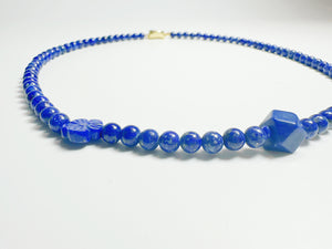 The Diàn Kyanite Necklace: Feng Shui blue kyanite pendant for throat chakra activation & truth alignment. Hand-wrapped metaphysical jewel with optional Baiyun Temple blessing. Enhances communication clarity.