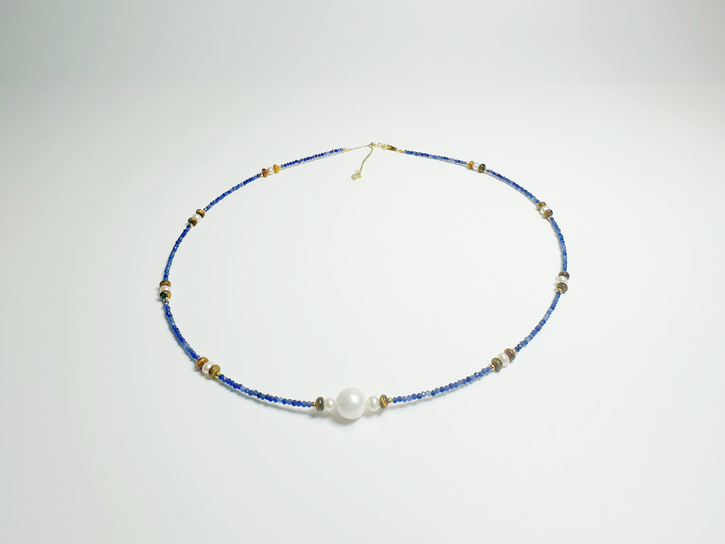 The Ruì(瑞) – Handcrafted, Pearl & Stone Necklace