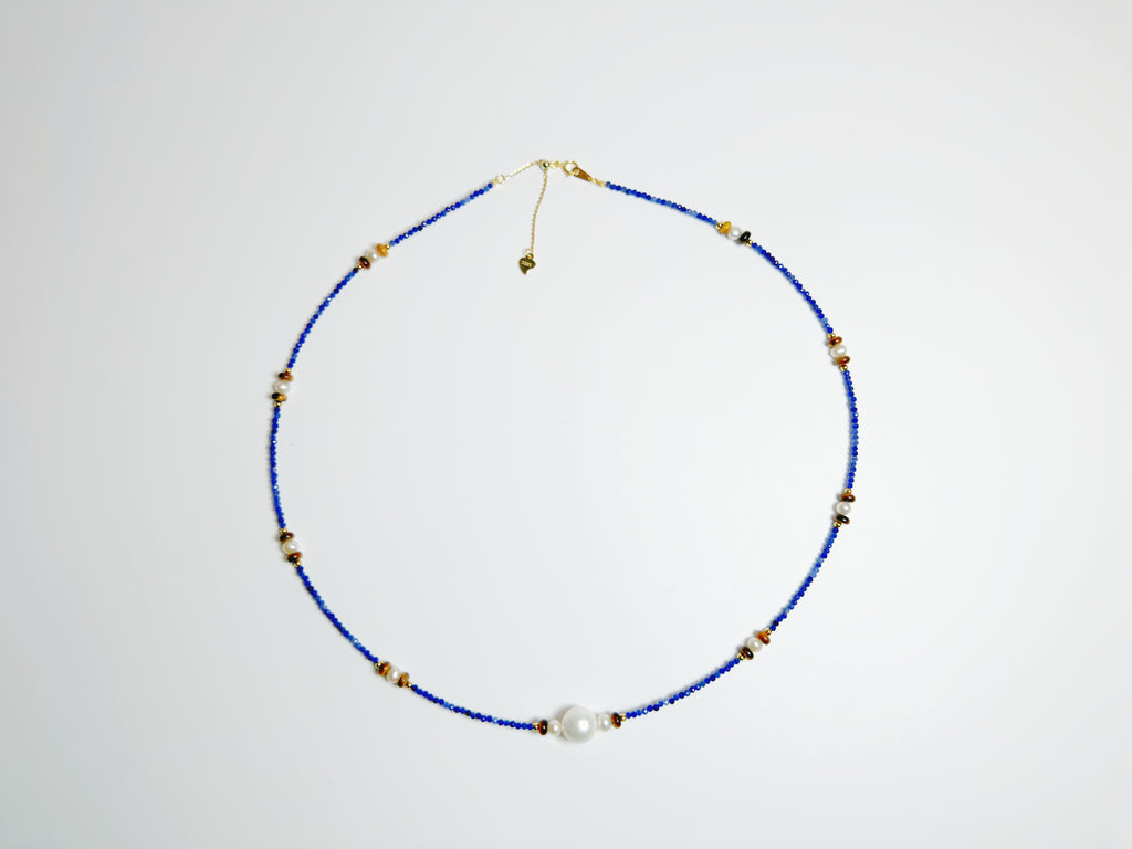 The Ruì(瑞) – Handcrafted, Pearl & Stone Necklace