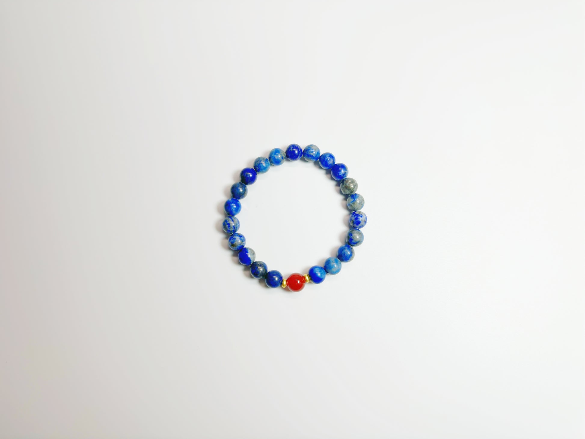 The Qí(琪) – Handcrafted, Lapis & Agate Bracelet