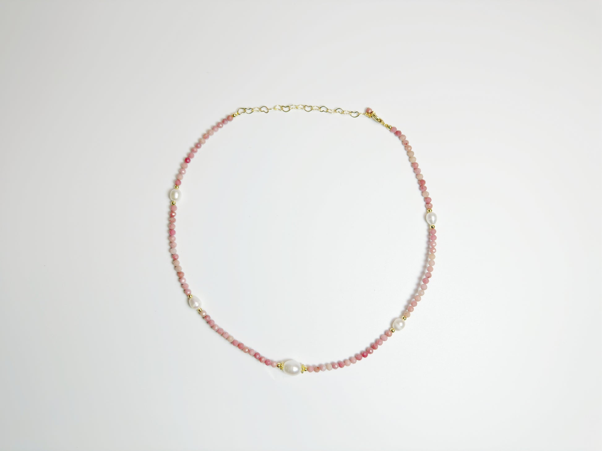 The Xīn(馨) – Handcrafted, Dyed Quartz Jade & Pearl Necklace