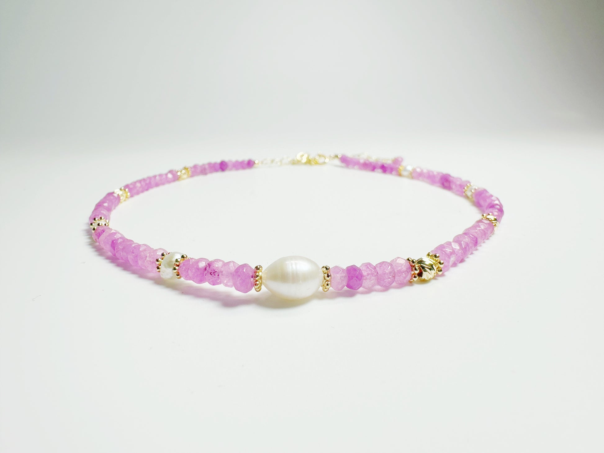 The Líng(玲) – Handcrafted, Aquamarine, Quartz & Kyanite Necklace