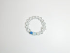 Feng Shui -Clear Quartz -Kyanite  -Alternating clear quartz and icy-blue kyanite cylinders create a glacier-cool palette that pairs effortlessly with office or evening wear. Enhances clarity & peaceful energy.