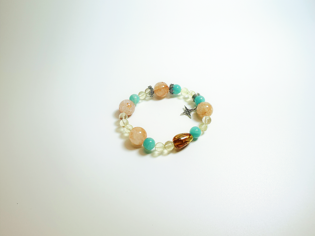 HuaShe – Serpent of Transformation, Handcrafted Crystal Bracelet