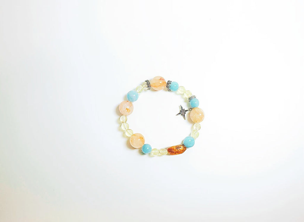 HuaShe – Serpent of Transformation, Handcrafted Crystal Bracelet