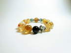 HuJiao - Tiger-Dragon Convergence, Handcrafted Crystal Bracelet