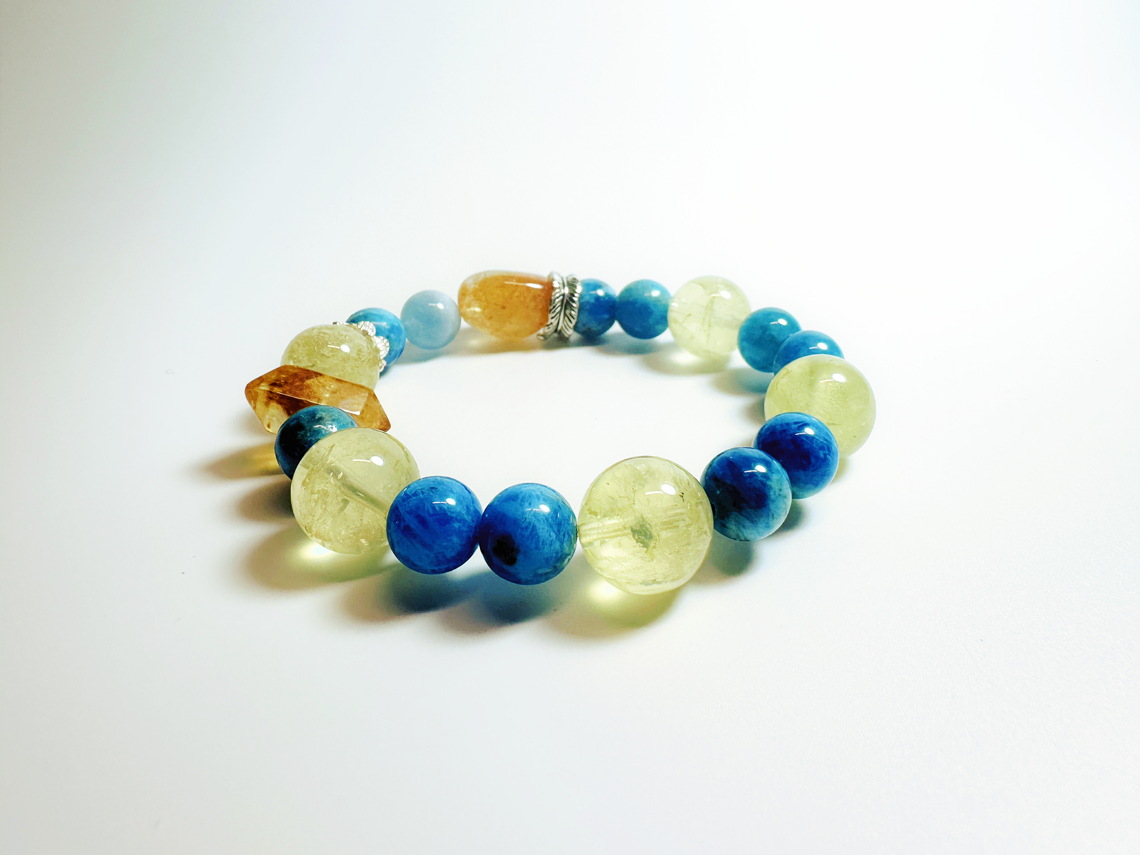 Min - The Heralded Wing, Handcrafted Crystal Bracelet