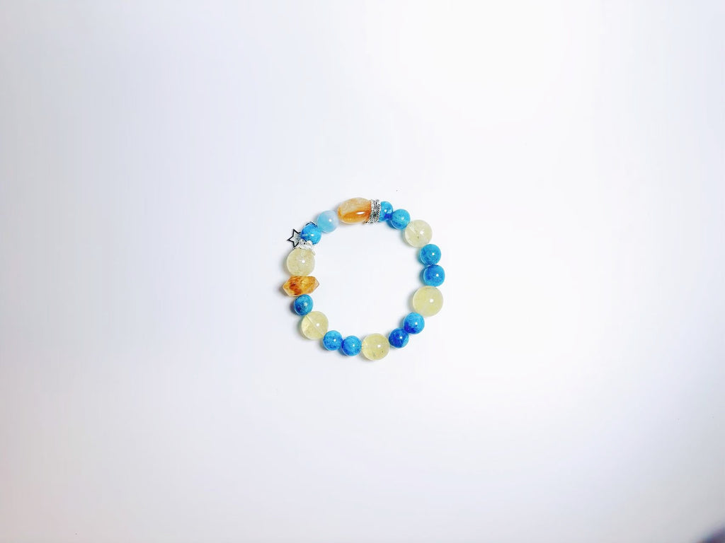 Min - The Heralded Wing, Handcrafted Crystal Bracelet