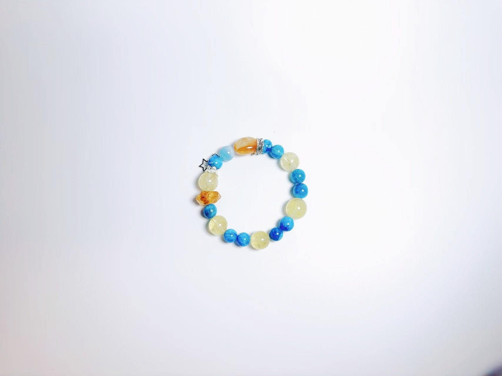 Min - The Heralded Wing, Handcrafted Crystal Bracelet