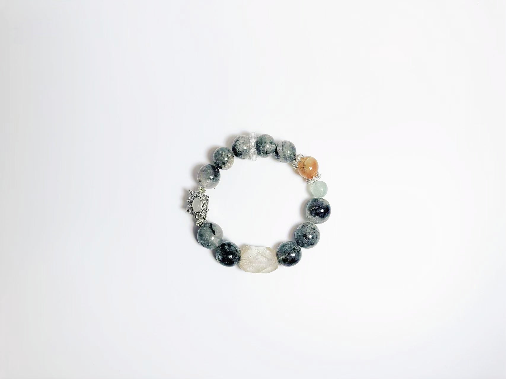 Kirin - Celestial Virtue, Handcrafted Crystal Bracelet