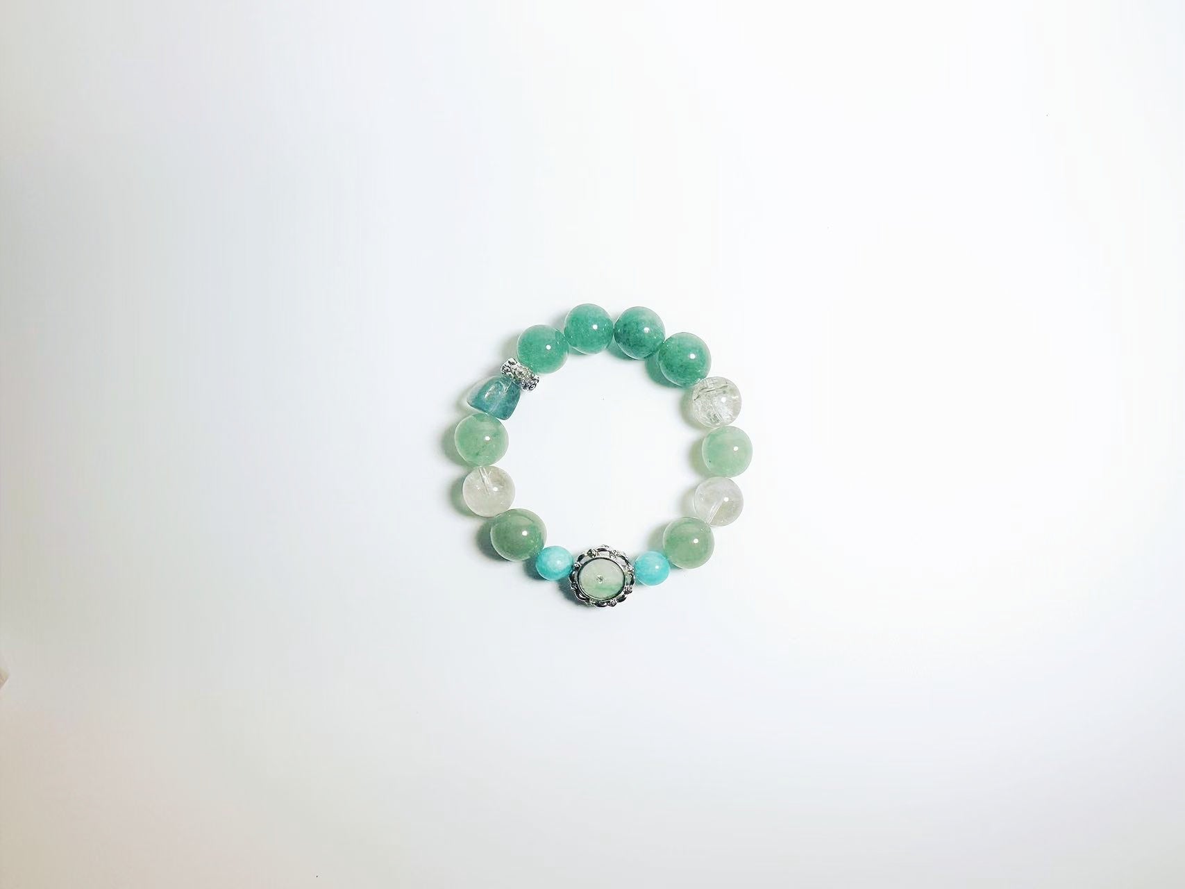 QingLong - The Celestial Azure Dragon, Handcrafted Crystal Bracelet