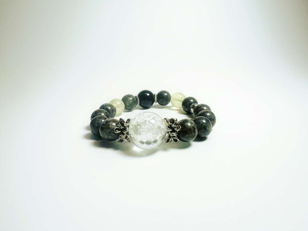 QiongQi - Guardian of Balance, Handcrafted Crystal Bracelet