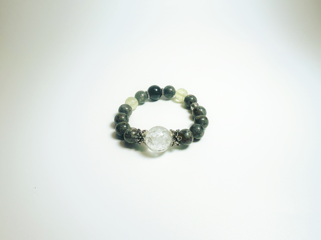 QiongQi - Guardian of Balance, Handcrafted Crystal Bracelet