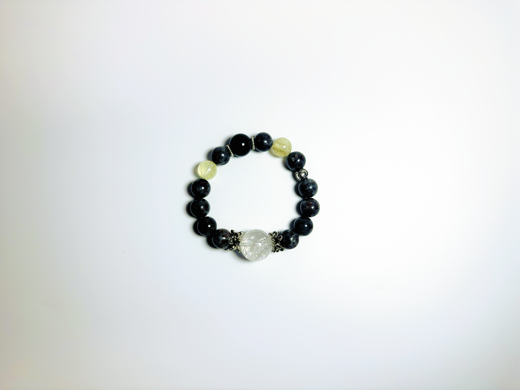 QiongQi - Guardian of Balance, Handcrafted Crystal Bracelet