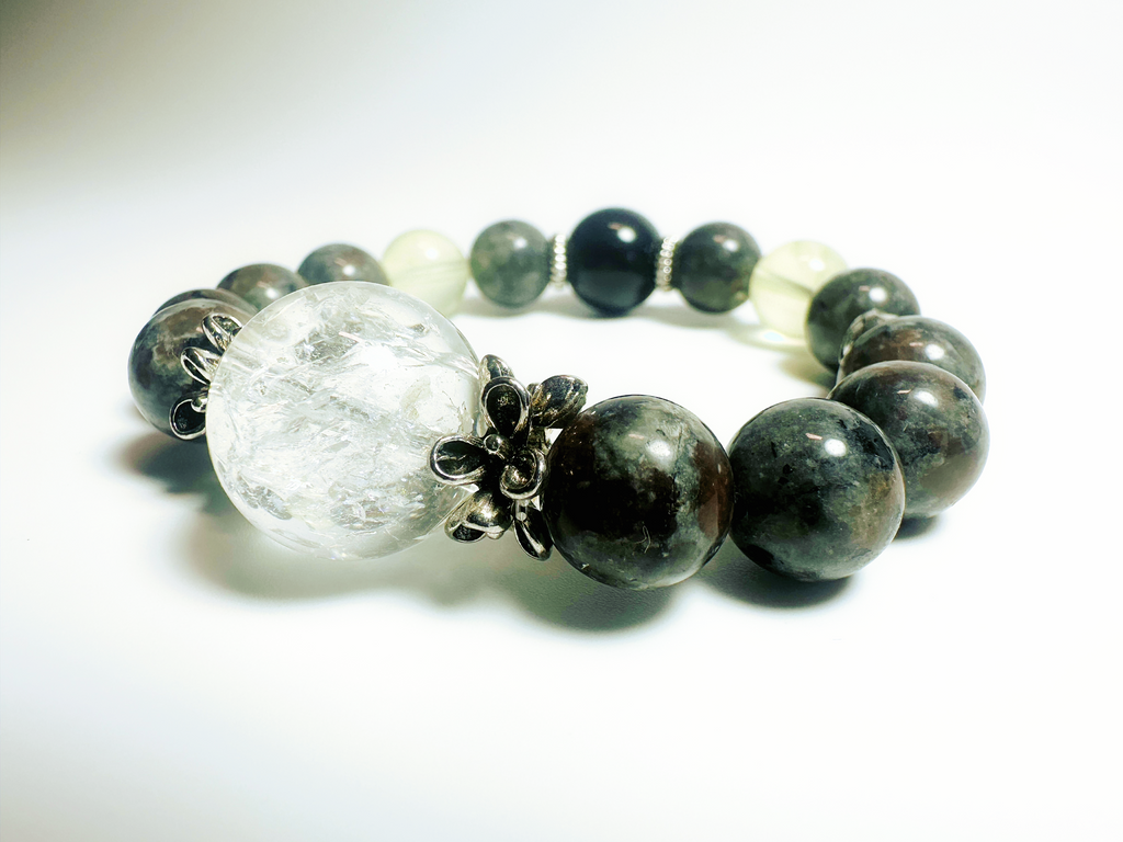 QiongQi - Guardian of Balance, Handcrafted Crystal Bracelet