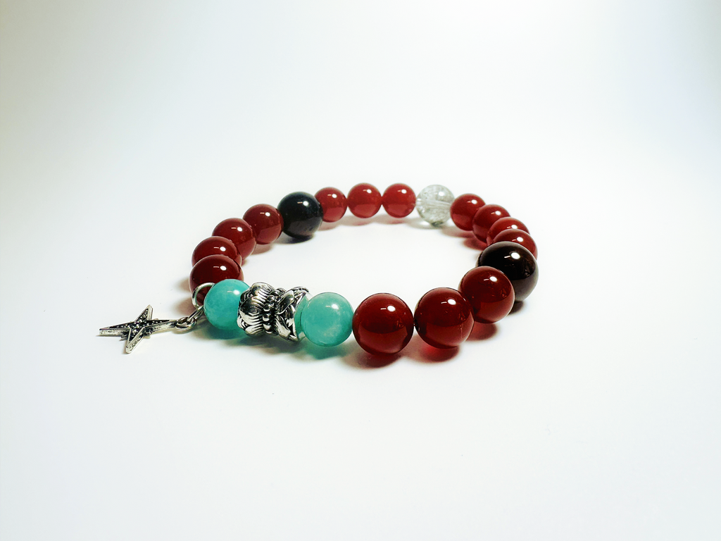 ZhuLong - Dragon of Illumination, Handcrafted Crystal Bracelet