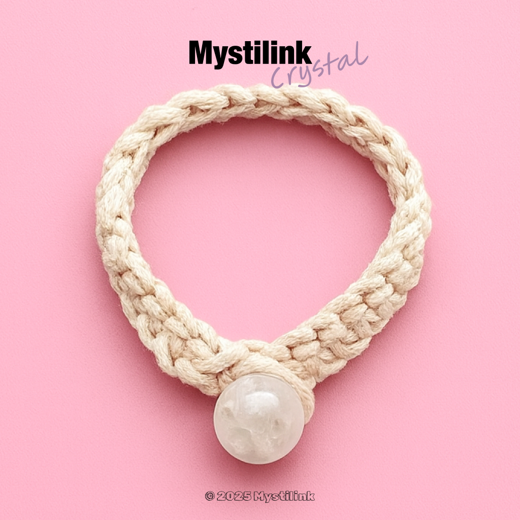 Clear Quartz the Bracelet Crochet Kit