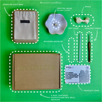 Green Phantom Quartz the Bracelet Crochet Kit