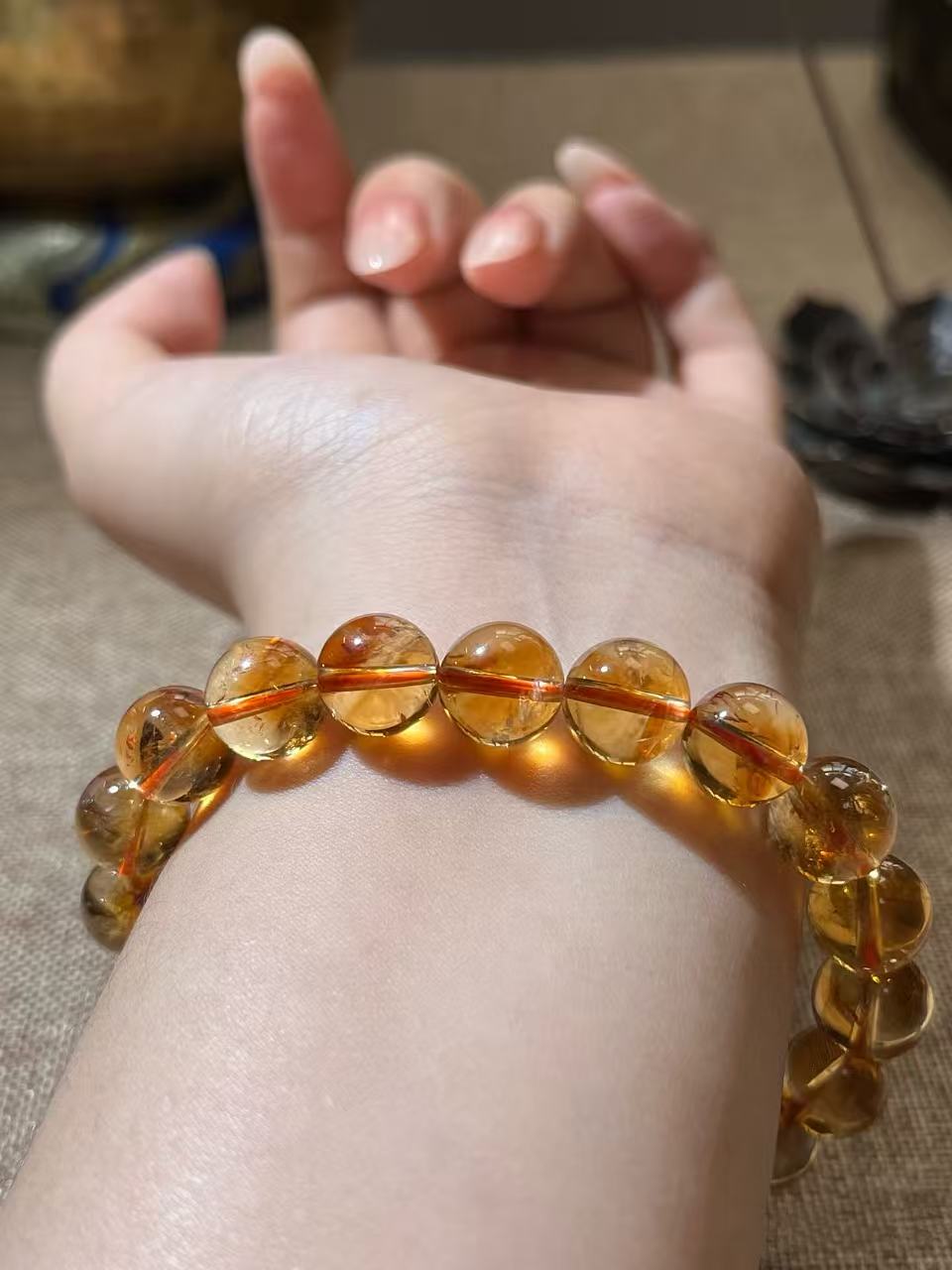Confidence & Motivation Handcrafted Citrine Bracelet