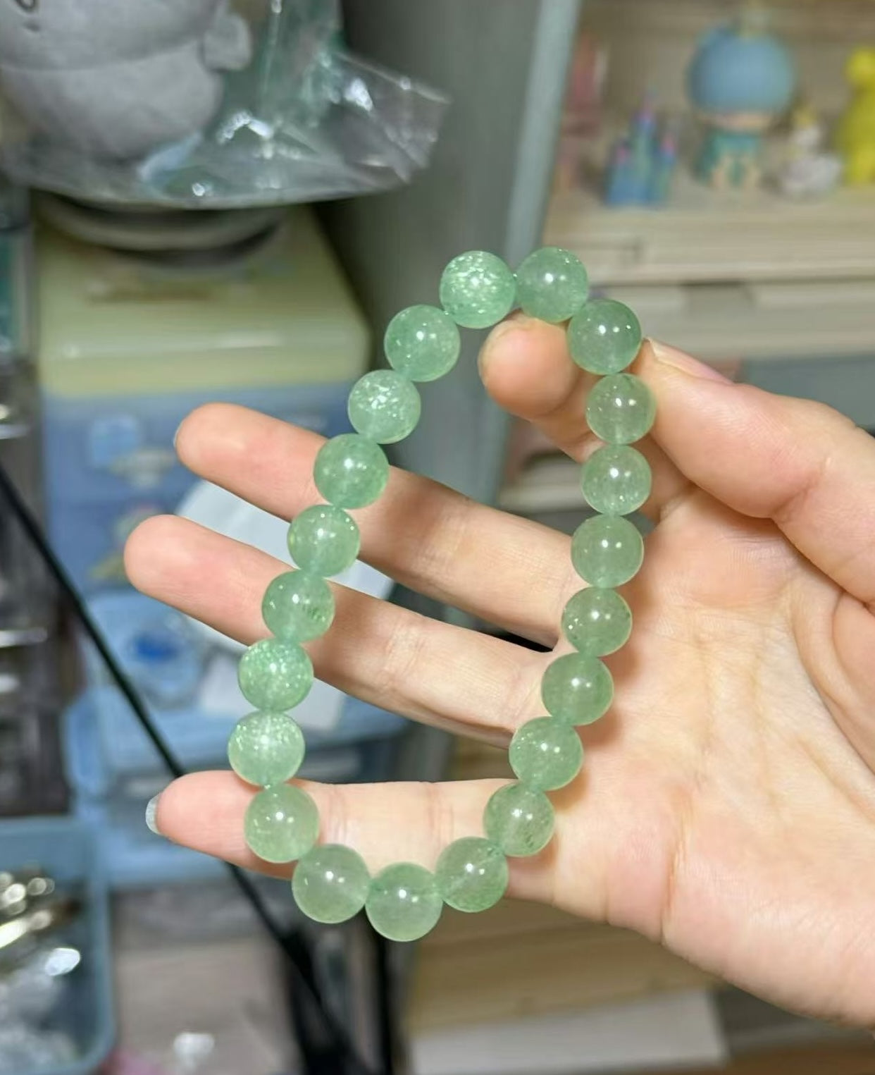 Luck & Growth Handcrafted Green Aventurine Bracelet