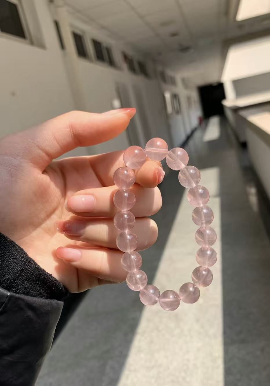 Healing & Self-love Handcrafted Rose Quartz Bracelet