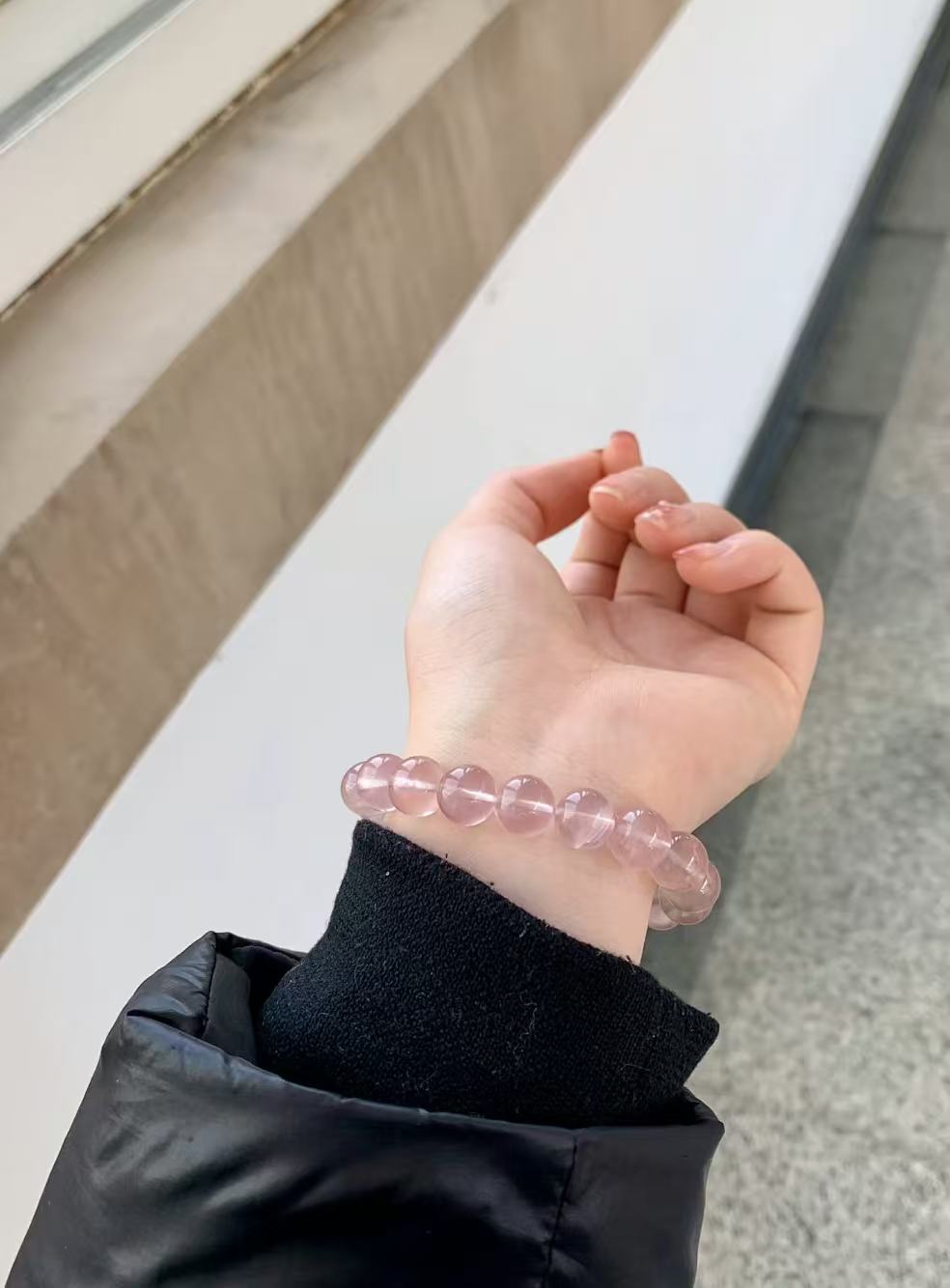 Healing & Self-love Handcrafted Rose Quartz Bracelet