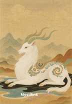 BaiZe – The White Marsh Guardian, Handcrafted Crystal Bracelet