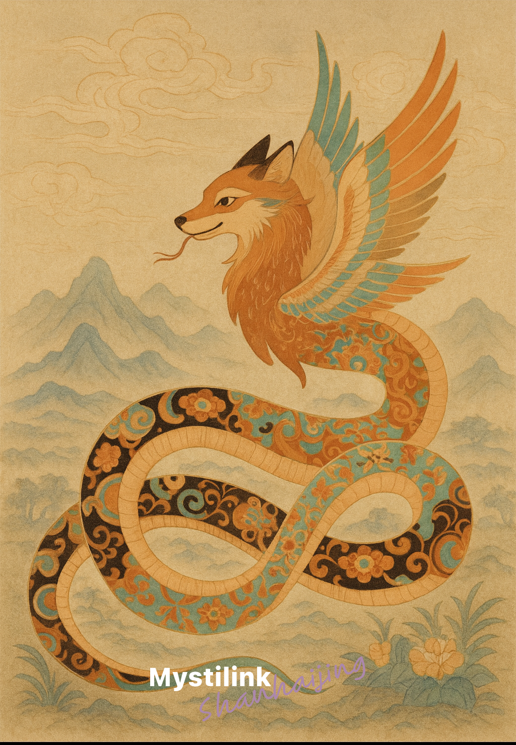 HuaShe – Serpent of Transformation, Handcrafted Crystal Bracelet